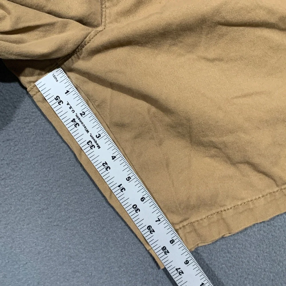 Sonoma Pull On Shorts Mens XL Khaki Tan Cotton Elastic Drawstring Casual Summer